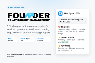 Founder Relationship Manager — a Slack agent