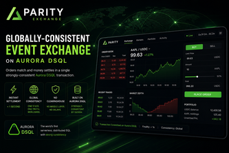 Parity — Globally-Consistent Event Exchange on Aurora DSQL