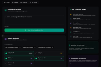 CVMG — Consensus-Verified Media Generator