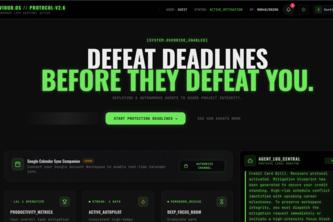 SAVIOUR.OS — The Atmospheric Deadline Shield Terminal