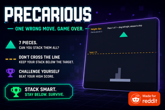 Precarious Reddit Game
