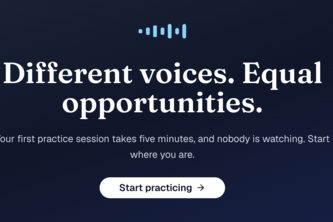EquaVoice AI - Different Voices. Equal Opportunities.