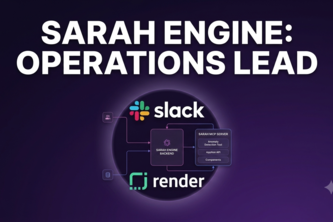 Sarah Operations Lead
