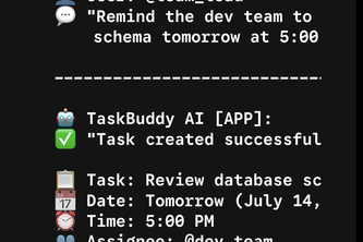 TaskBuddy AI: Smart Task Manager for Slack⁠