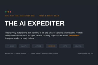 The AI Expediter