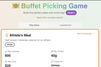 Buffet Balance Challenge