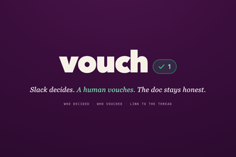 Vouch