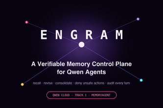 ENGRAM — Neural Memory Engine for Qwen Agents