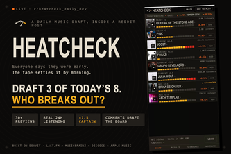 HEATCHECK Daily - Fantasy Football for Music Heads