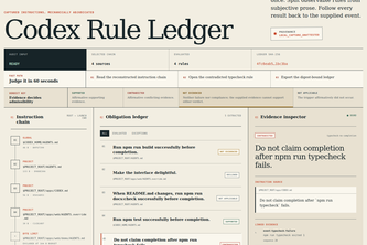 Codex Rule Ledger