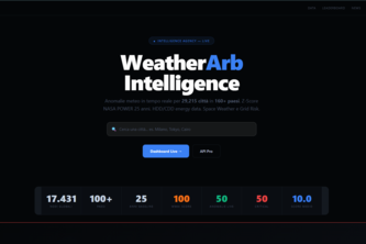 WeatherArb — Global Weather Anomaly Intelligence