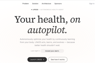 LifeOS - AI-powered autonomous health agent 