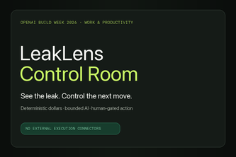 LeakLens Control Room