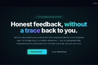 VeriTrust: Corporate Privacy Shield