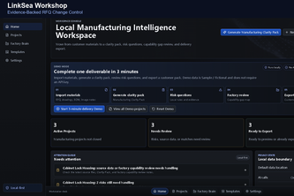 LinkSea Workshop — Evidence-Backed RFQ Change Control