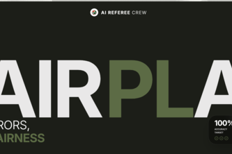 AI referee crew