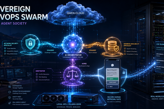 Sovereign DevOps Swarm: Qwen Agent Society