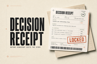 Decision Receipt