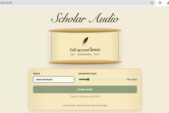 ScholarAudio