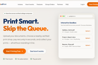 QuillPrint | Print Smart, Skip the Queue.