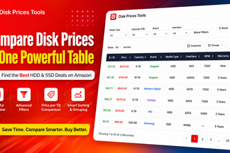 Disk Prices Tools