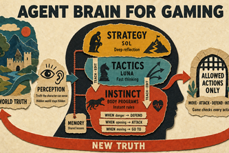 Agent Brain for Gaming