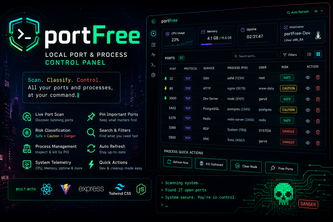 PortFree - See Every Port. Control Every Process