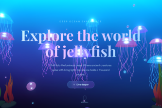 Underwater world of Jellyfish