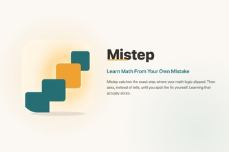 Mistep (Learn Math From Your Own Mistake)