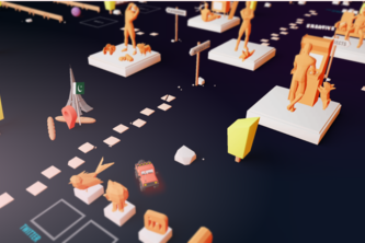 Interactive 3D Driving Portfolio