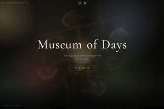 The Museum Of Days