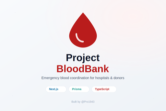 Project BloodBank