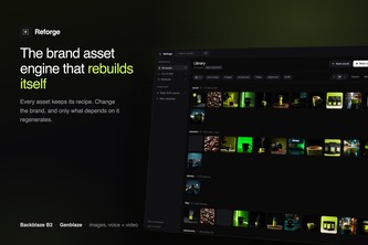 Reforge: The Brand Asset Engine That Rebuilds Itself