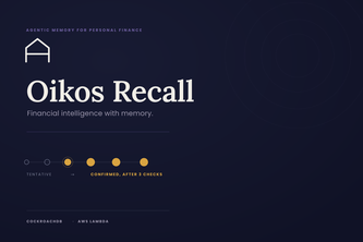 Oikos Recall - Your finances, remembered, not just recorded