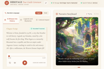 Heritage AI -Tour Guide Generator