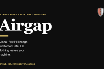 Airgap — Local-First PII Lineage Auditor for DataHub