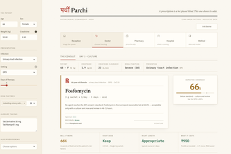 Parchi — prescription intelligence for Indian clinics