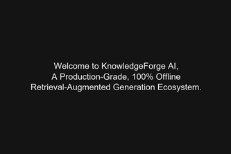 KnowledgeForge AI