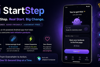 StartStep — ADHD Task Initiation & AI Micro-Step Coach