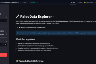 PaleoData Explorer