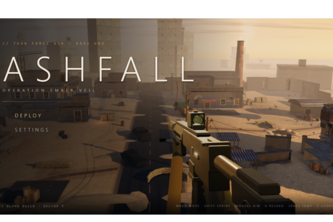 ASHFALL — Browser FPS built by a fleet of AI Agents