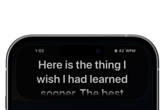 CueSpot: Teleprompter