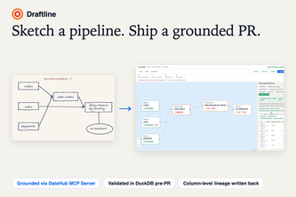 Draftline — Sketch a Pipeline, Ship a Grounded PR