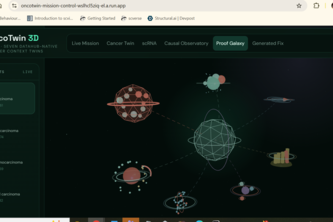 OncoTwin 3D — DataHub Cancer Context Mission Control