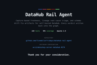 DataHub Rail Agent