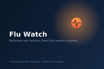 Flu Watch — AWS × CockroachDB Sentinel