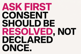 Ask First