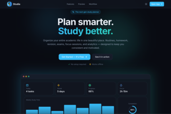 Studia | Plan Smarter. Study Better.
