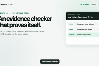 LocalProof for Arm