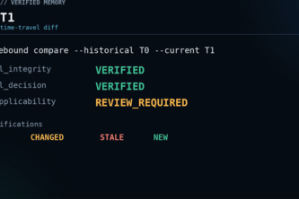 EvidenceBound Verified Memory